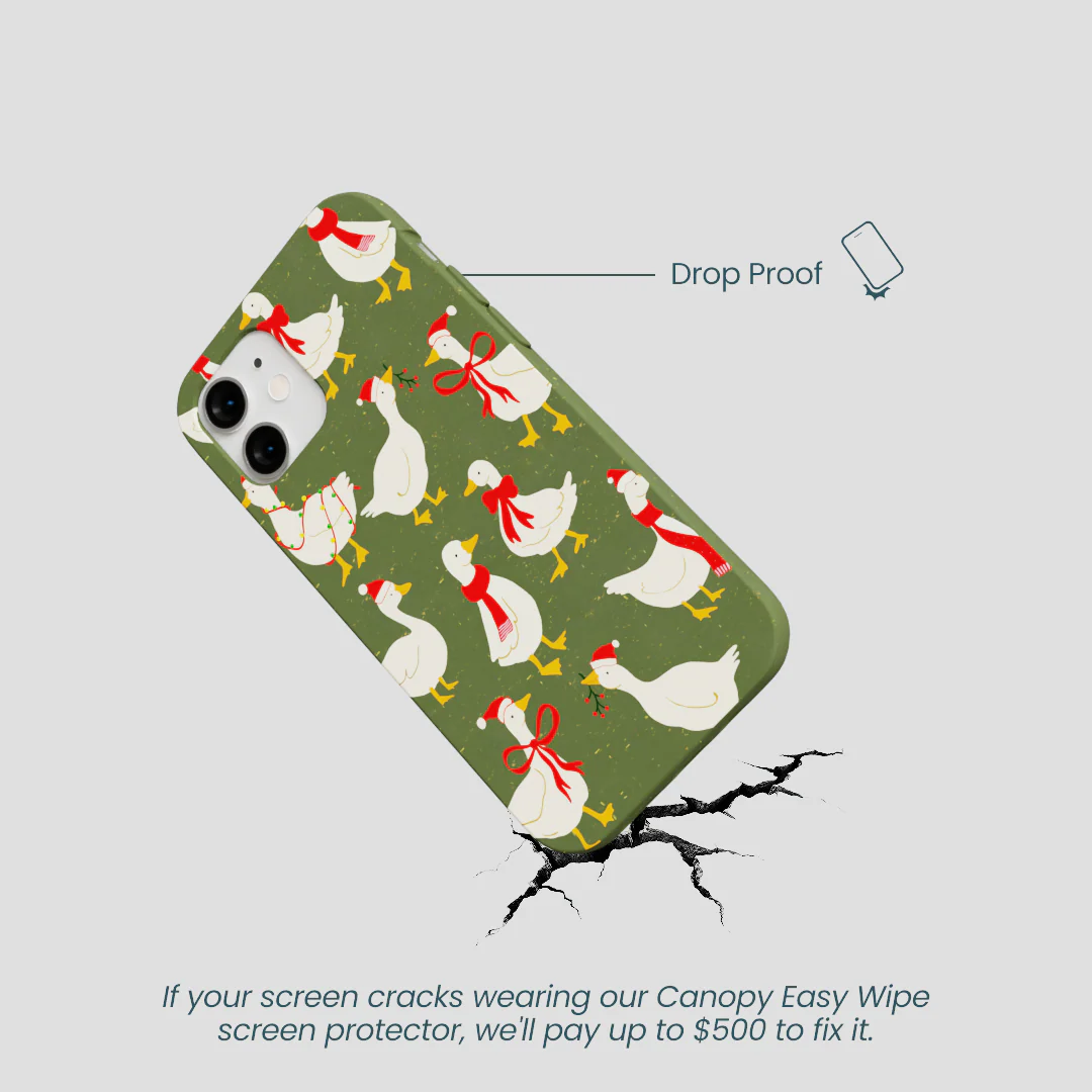 Forest Floor Duck the Halls iPhone 12 Mini Case - Image 5