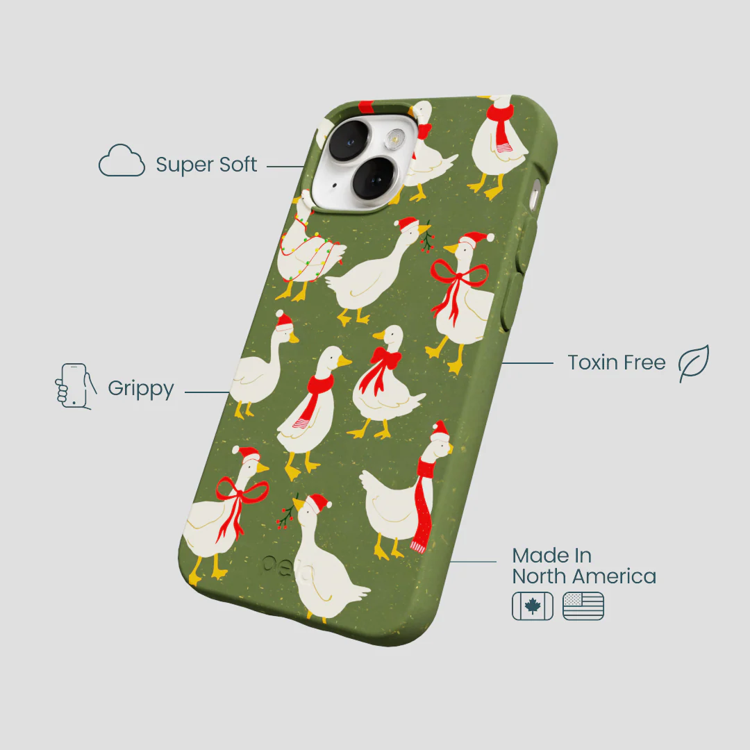 Forest Floor Duck the Halls iPhone 13 Case - Image 4