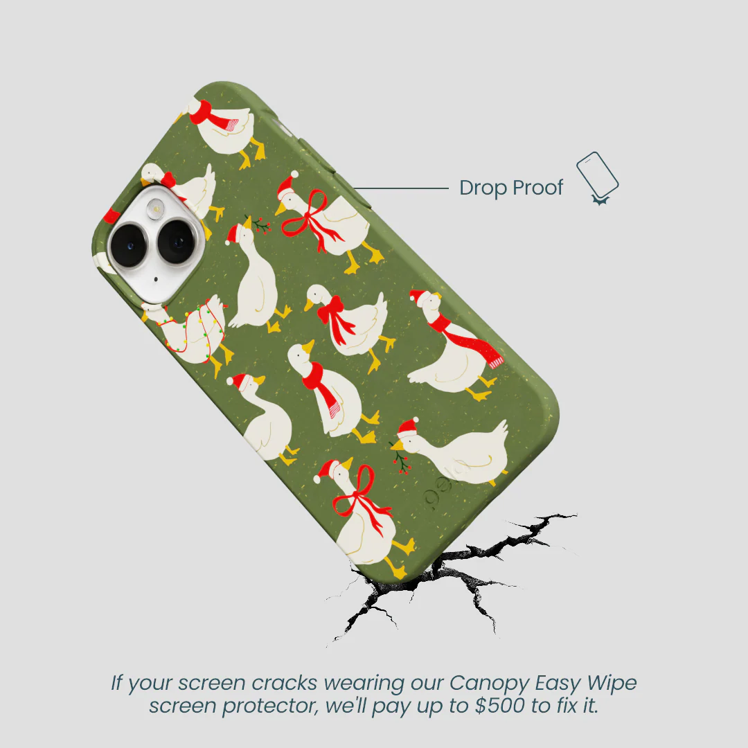 Forest Floor Duck the Halls iPhone 13 Case - Image 5