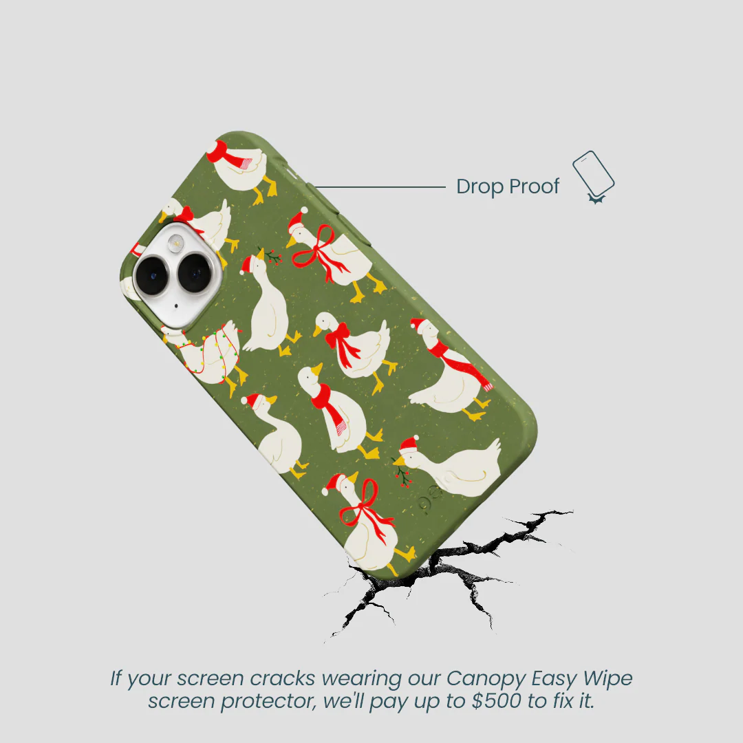 Forest Floor Duck the Halls iPhone 13 Mini Case - Image 5