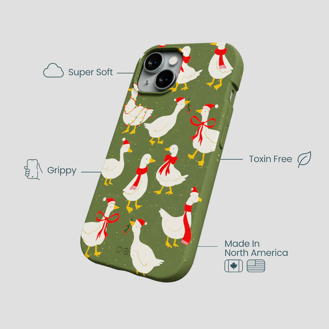 Forest Floor Duck the Halls iPhone 14 Case - Image 4