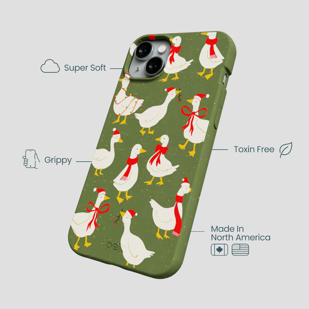 Forest Floor Duck the Halls iPhone 14 Plus Case - Image 4