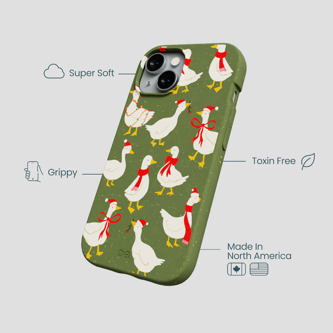 Forest Floor Duck the Halls iPhone 15 Case - Image 4