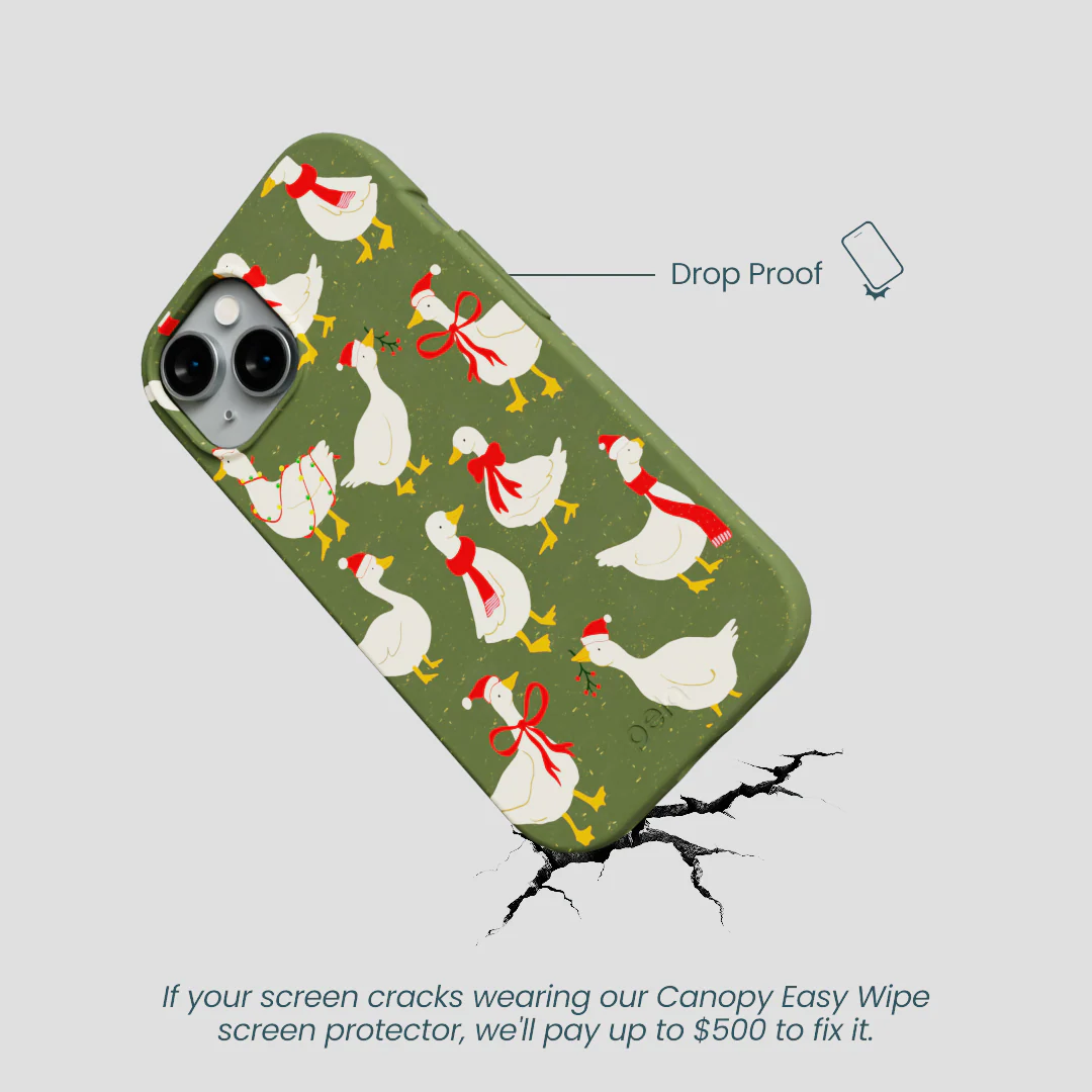 Forest Floor Duck the Halls iPhone 15 Case - Image 5