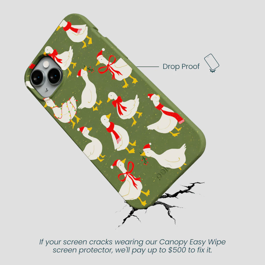 Forest Floor Duck the Halls iPhone 15 Plus Case - Image 5