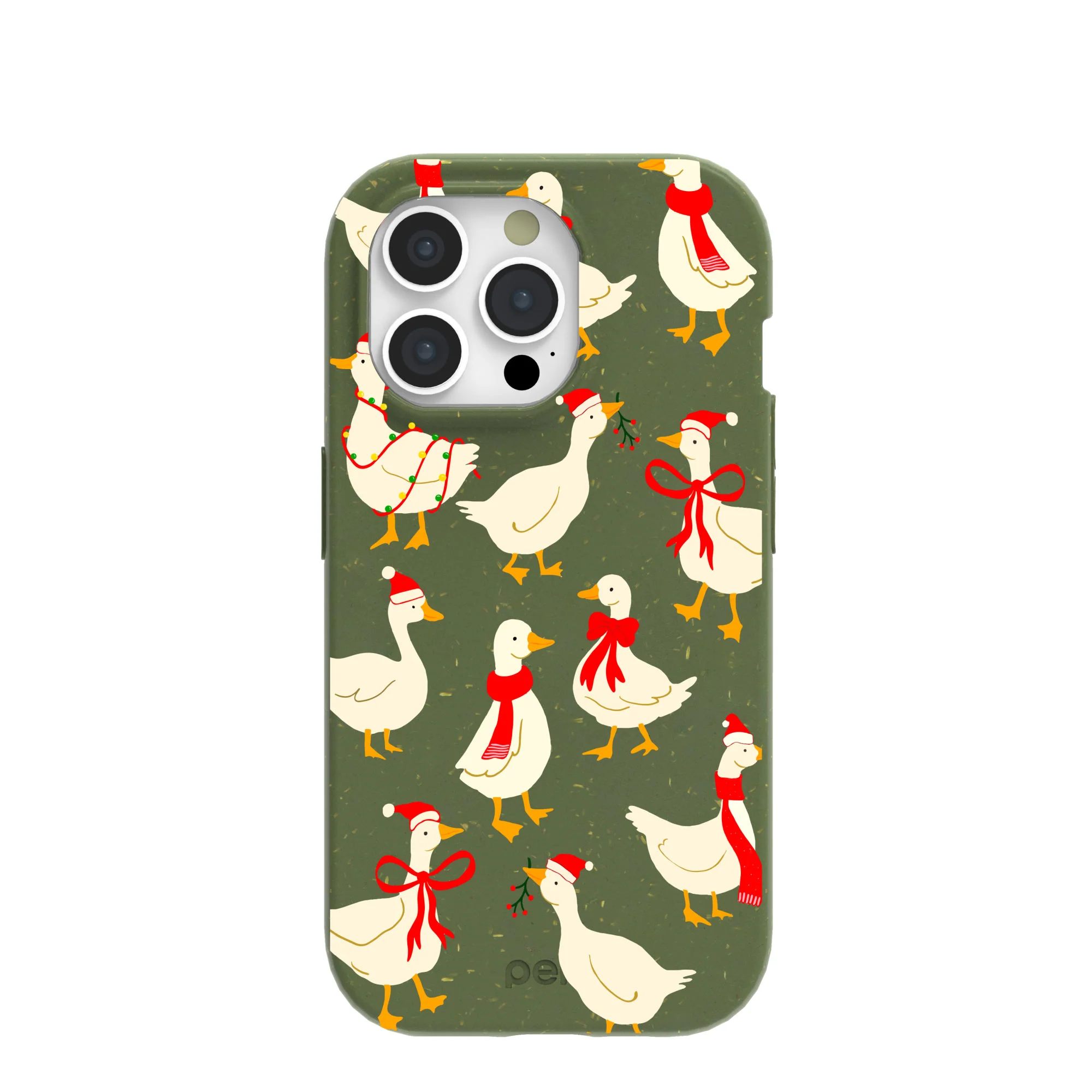 Forest Floor Duck the Halls iPhone 15 Pro Case