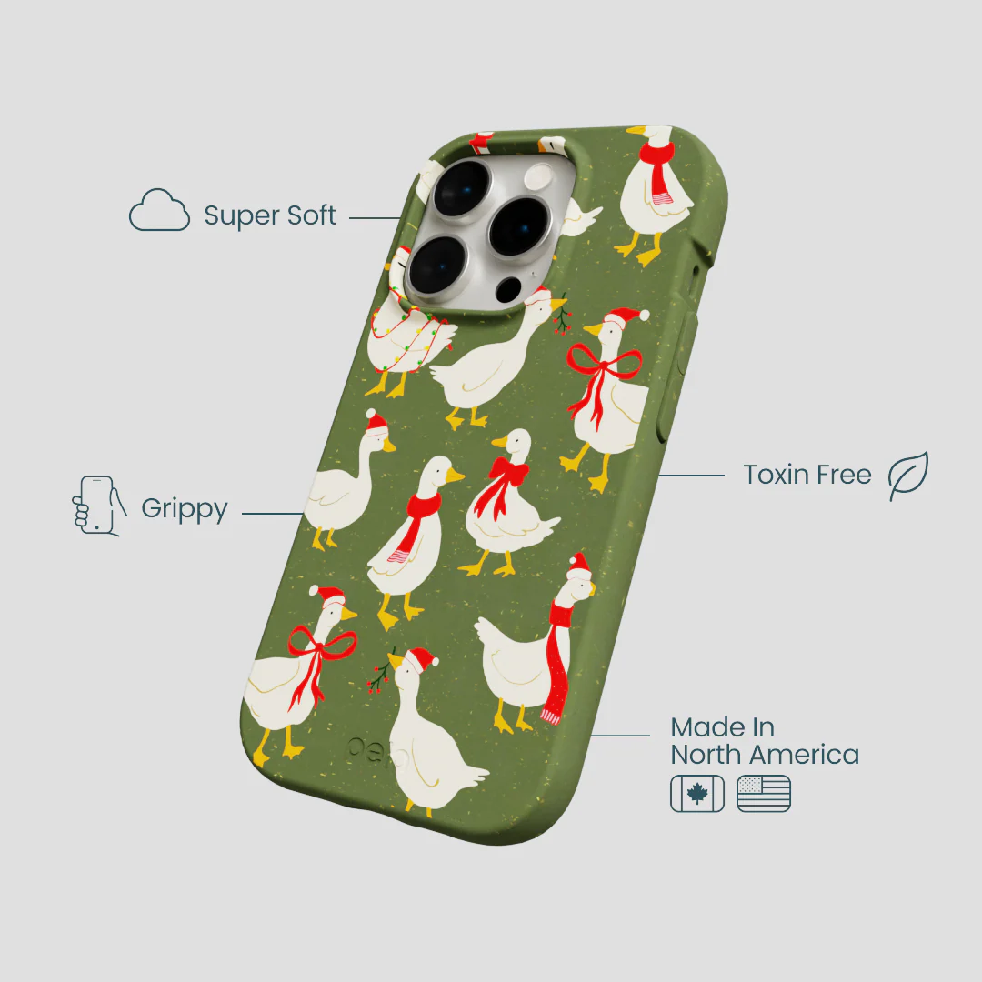 Forest Floor Duck the Halls iPhone 15 Pro Case - Image 4