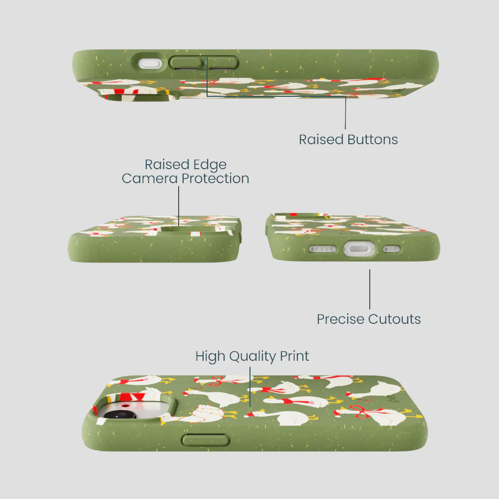 Forest Floor Duck the Halls iPhone 16e/17e Case - Image 3