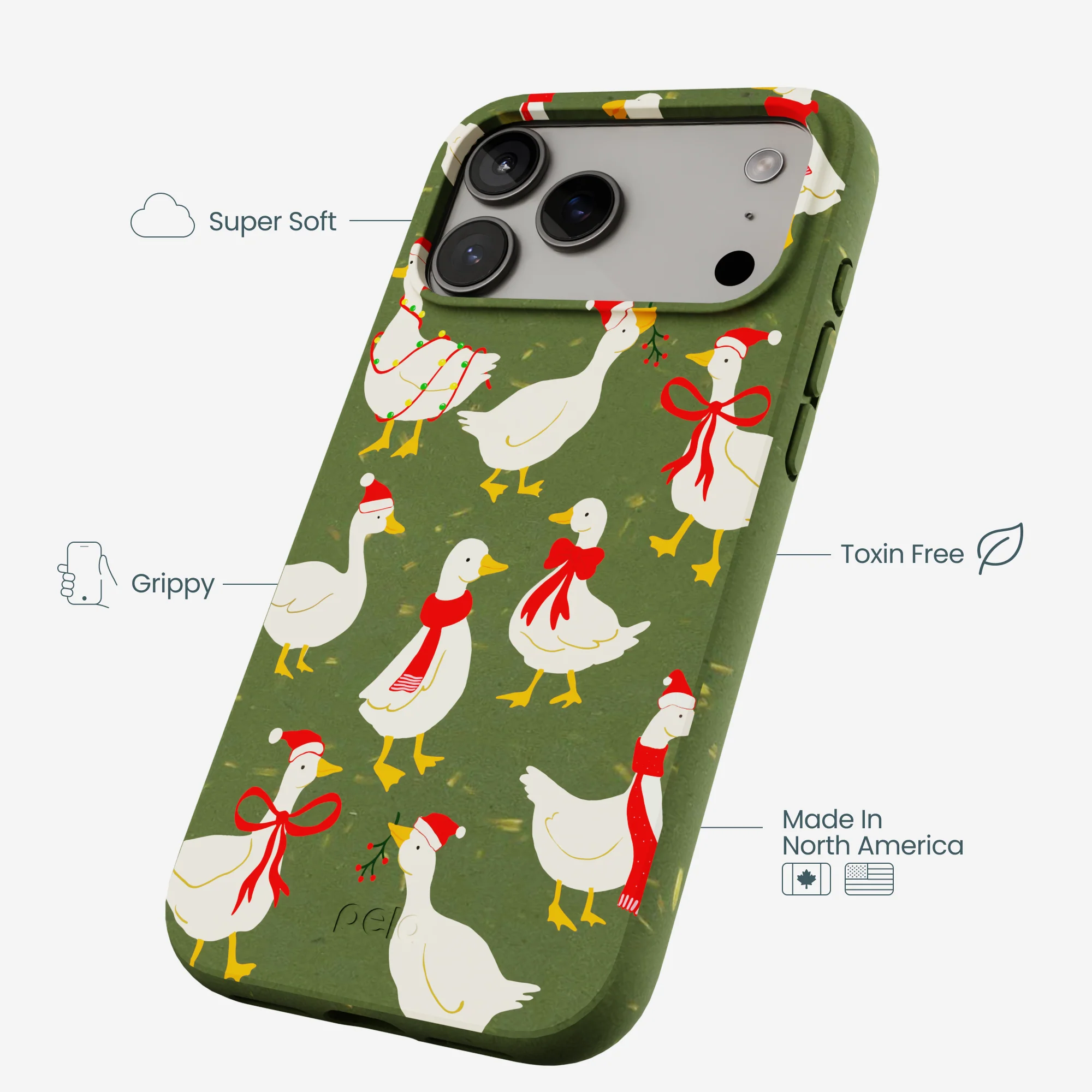 Forest Floor Duck the Halls iPhone 17 Pro Max Case - Image 4
