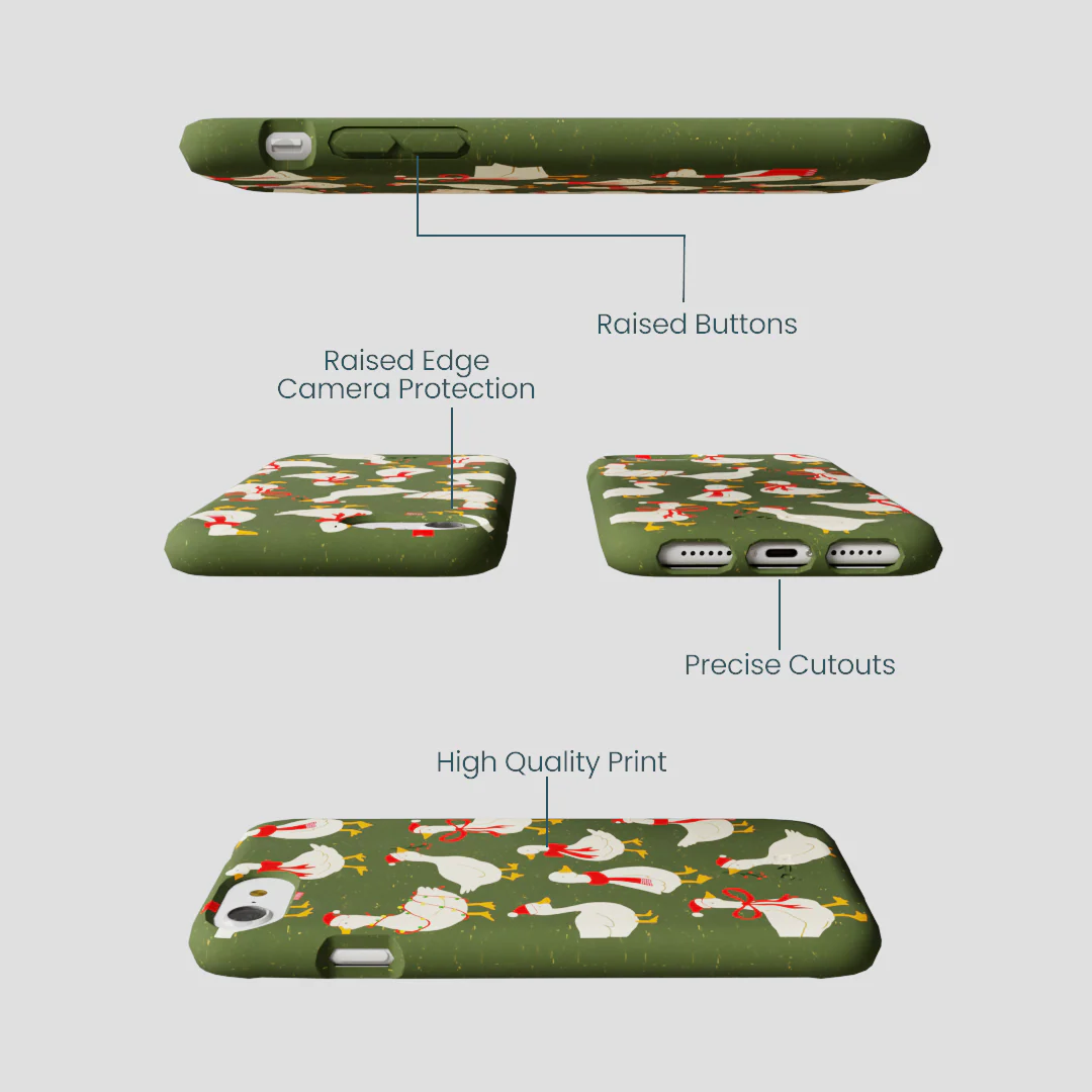 Forest Floor Duck the Halls iPhone 6/6s/7/8/SE Case - Image 3