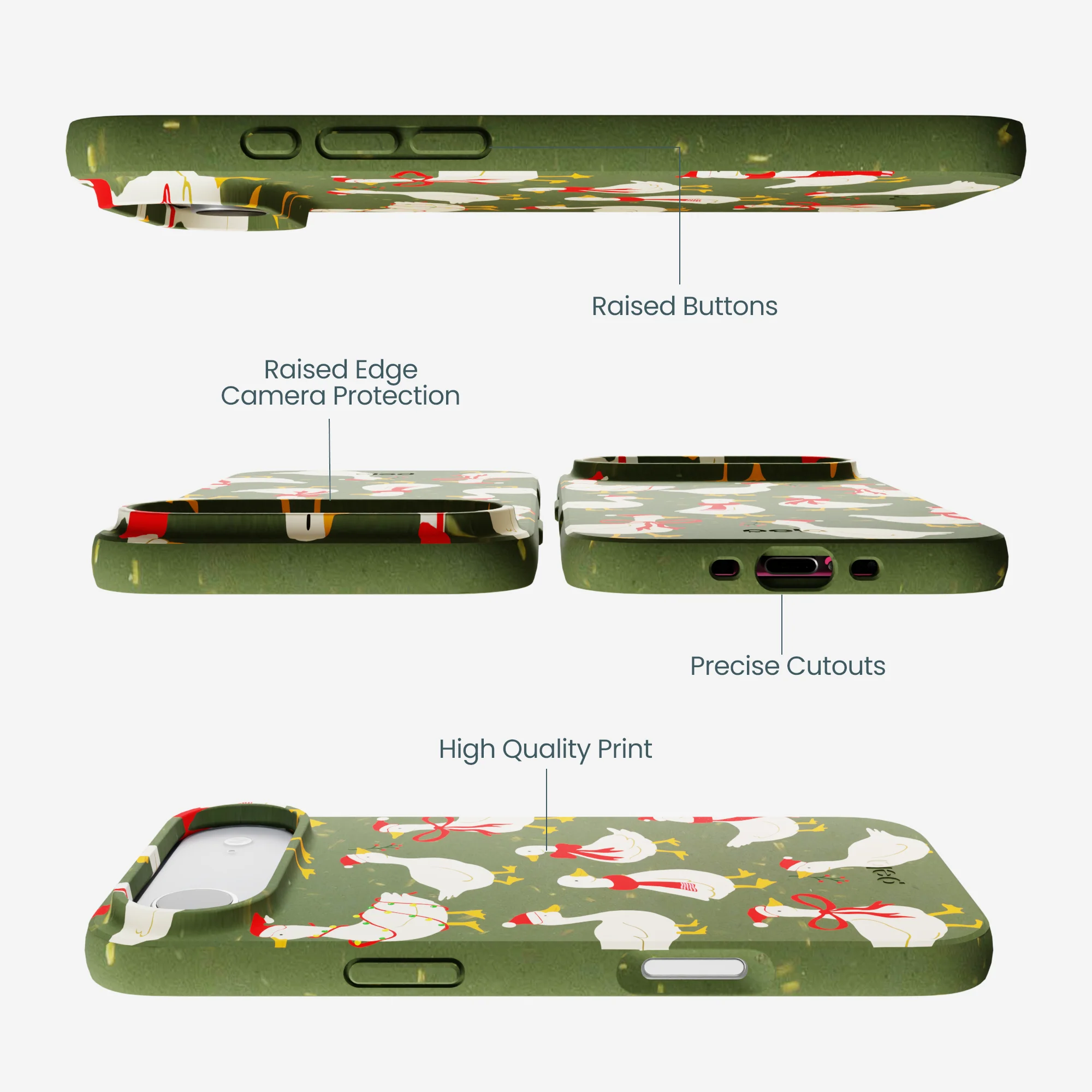 Forest Floor Duck the Halls iPhone Air Case - Image 3