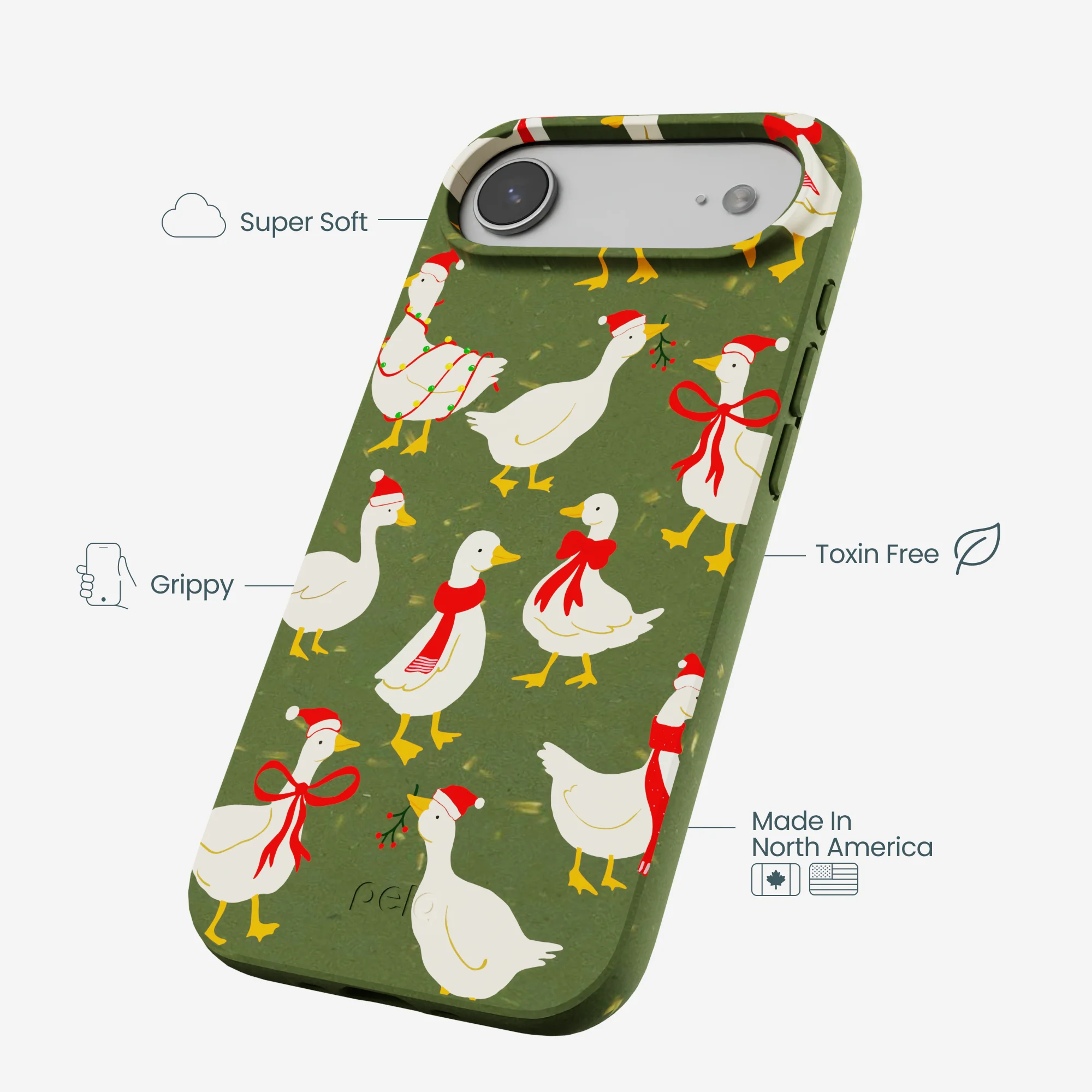 Forest Floor Duck the Halls iPhone Air Case - Image 4