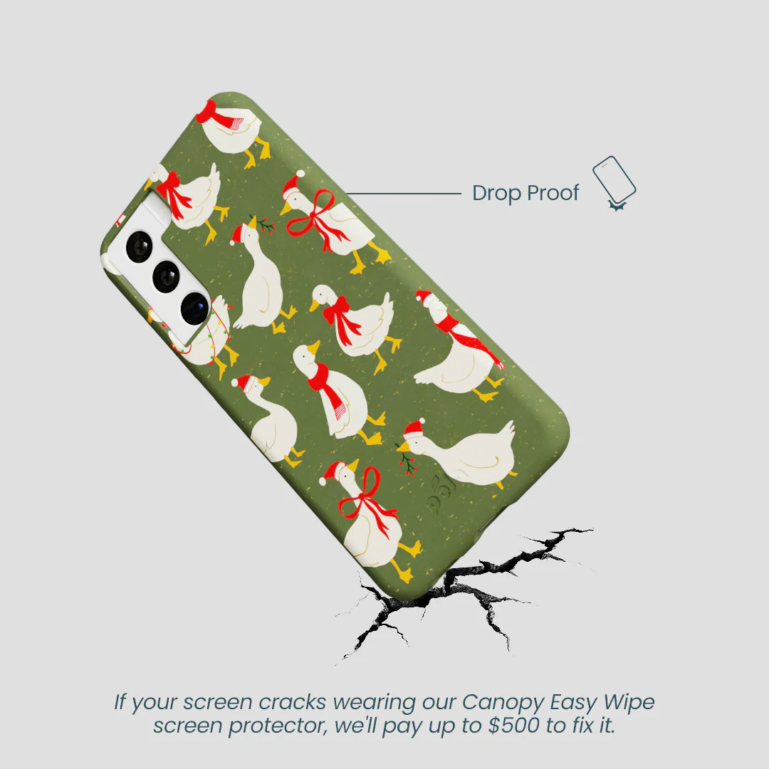 Forest Floor Duck the Halls Samsung Galaxy S22 Case - Image 5