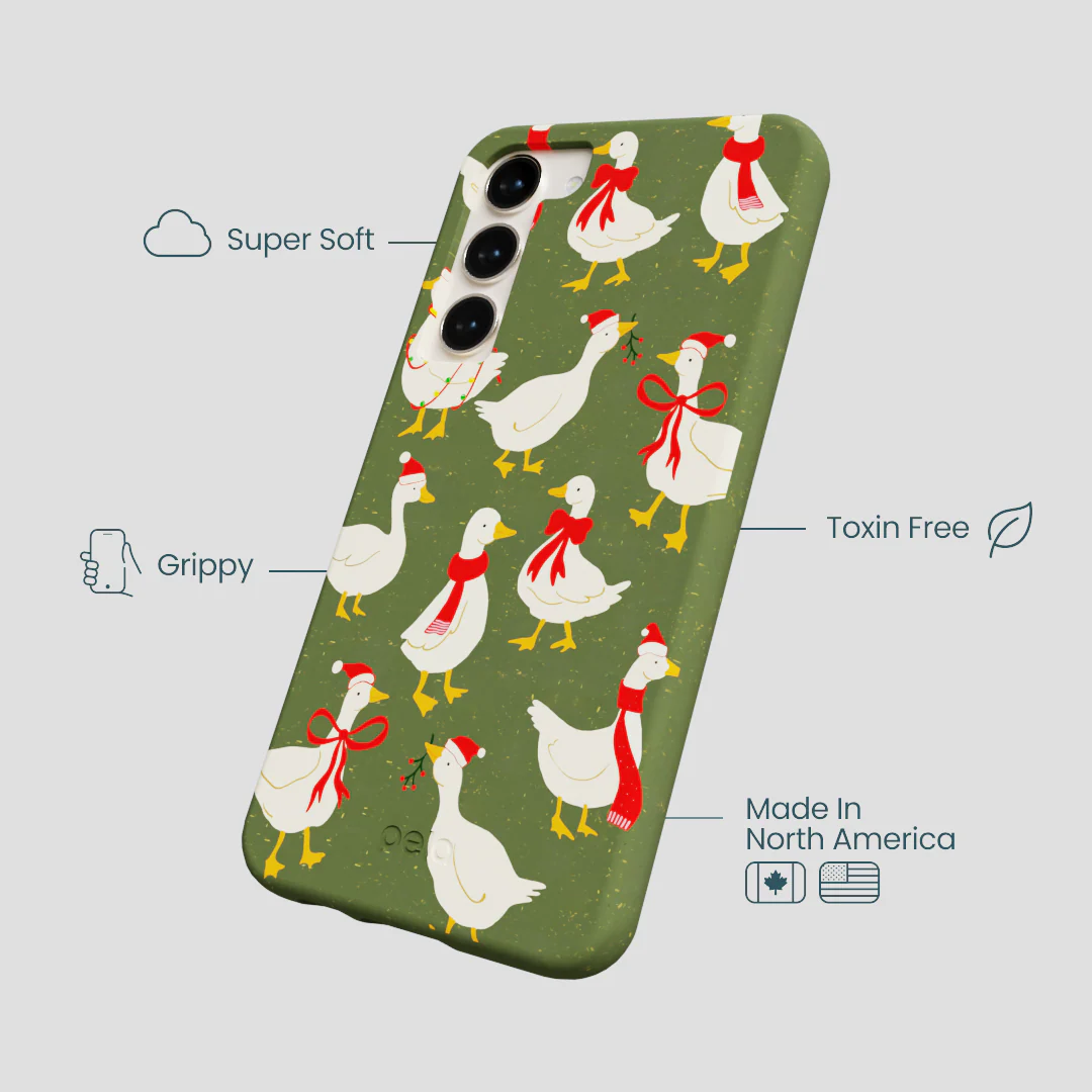 Forest Floor Duck the Halls Samsung Galaxy S23+(Plus) Case - Image 4