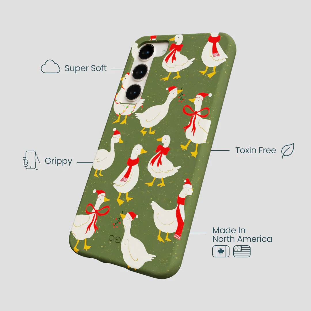 Forest Floor Duck the Halls Samsung Galaxy S24+(Plus) Case - Image 4
