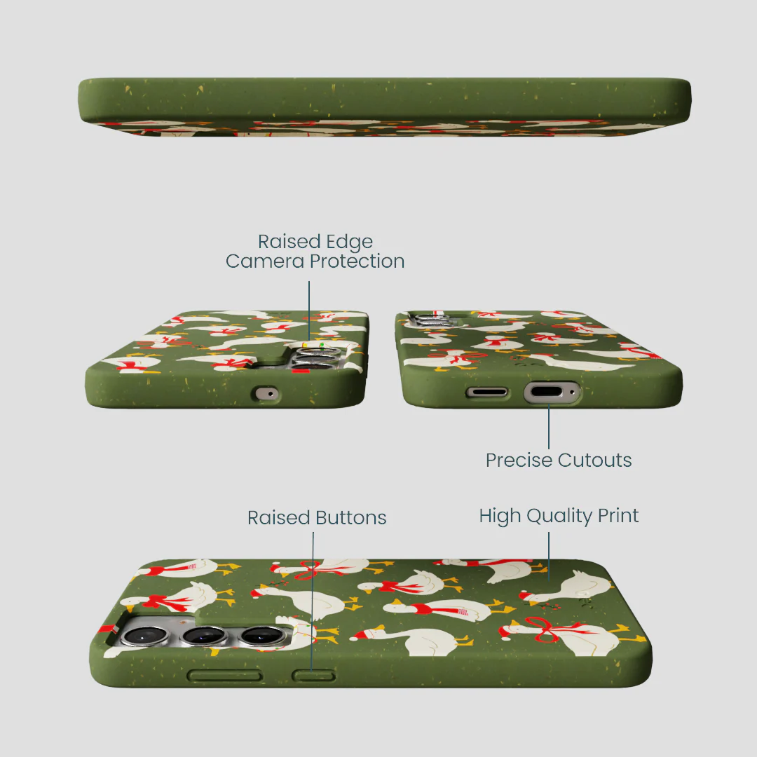 Forest Floor Duck the Halls Samsung Galaxy S25+(Plus) Case - Image 3