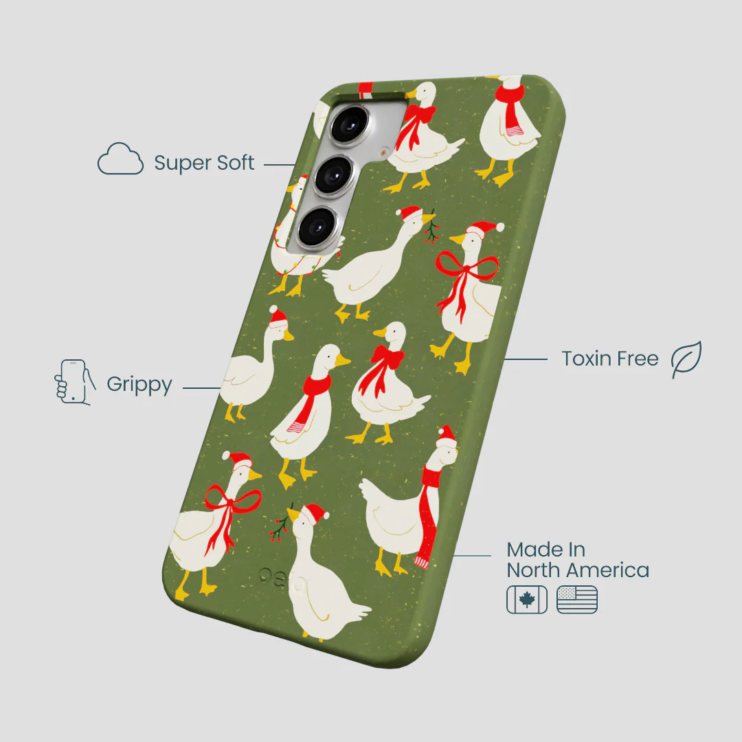 Forest Floor Duck the Halls Samsung Galaxy S25+(Plus) Case - Image 4