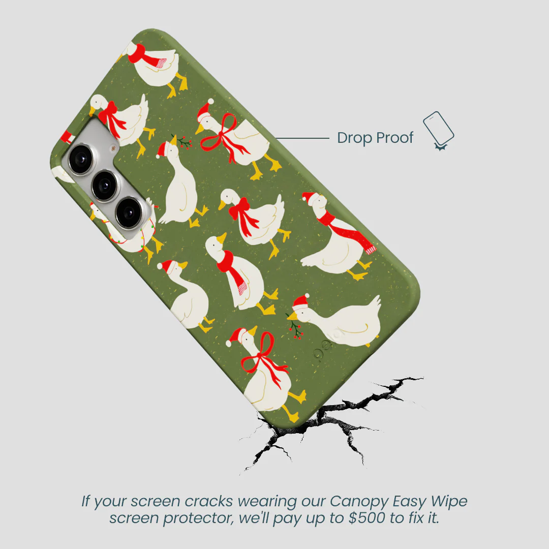 Forest Floor Duck the Halls Samsung Galaxy S25+(Plus) Case - Image 5