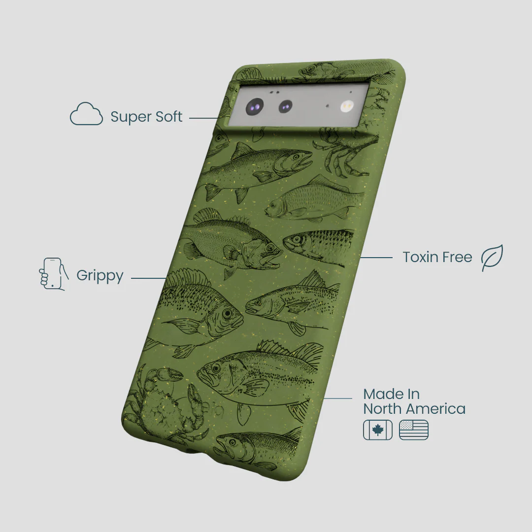 Forest Floor Fishing Lodge Google Pixel 6a Case - Image 4