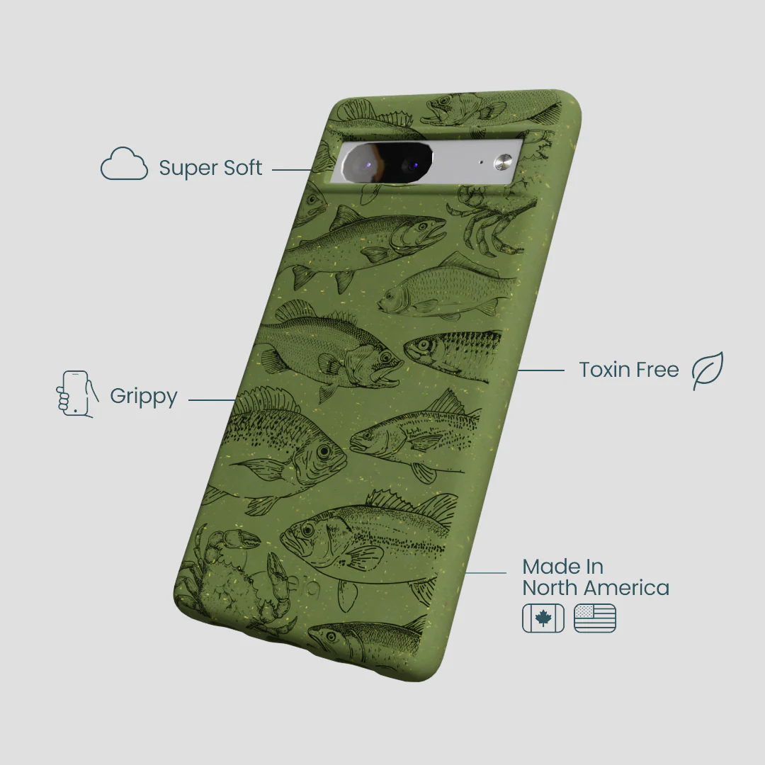 Forest Floor Fishing Lodge Google Pixel 7a Case - Image 4