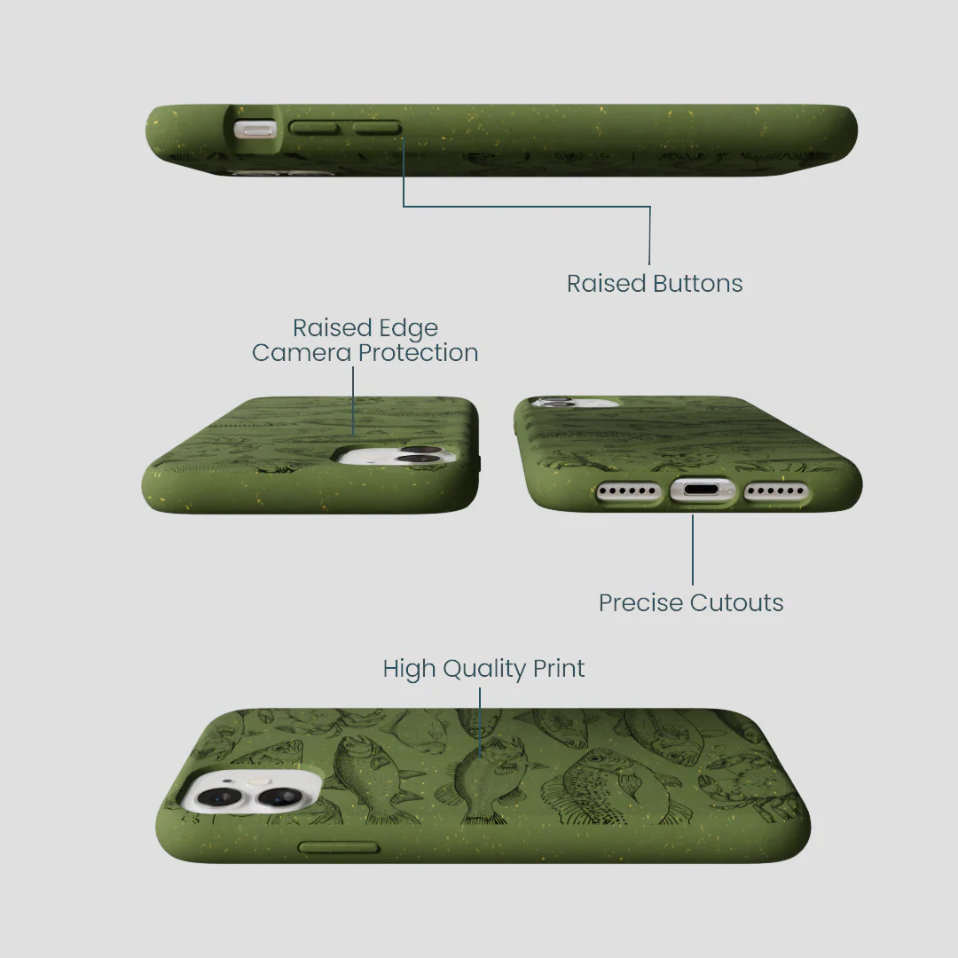 Forest Floor Fishing Lodge iPhone 11 Case - Image 3