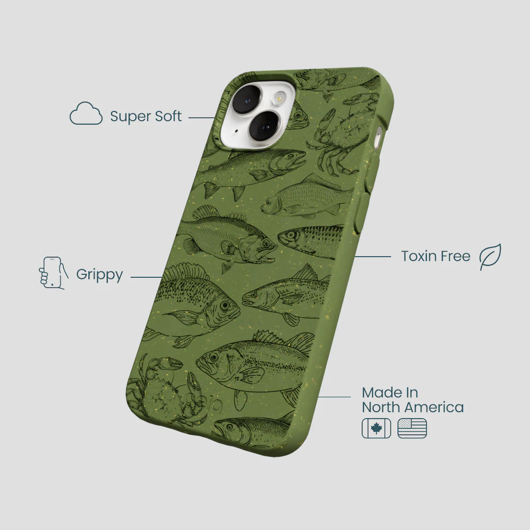 Forest Floor Fishing Lodge iPhone 13 Case - Image 4