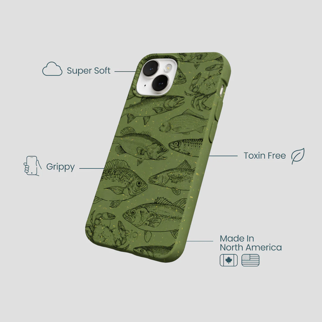 Forest Floor Fishing Lodge iPhone 13 Mini Case - Image 4
