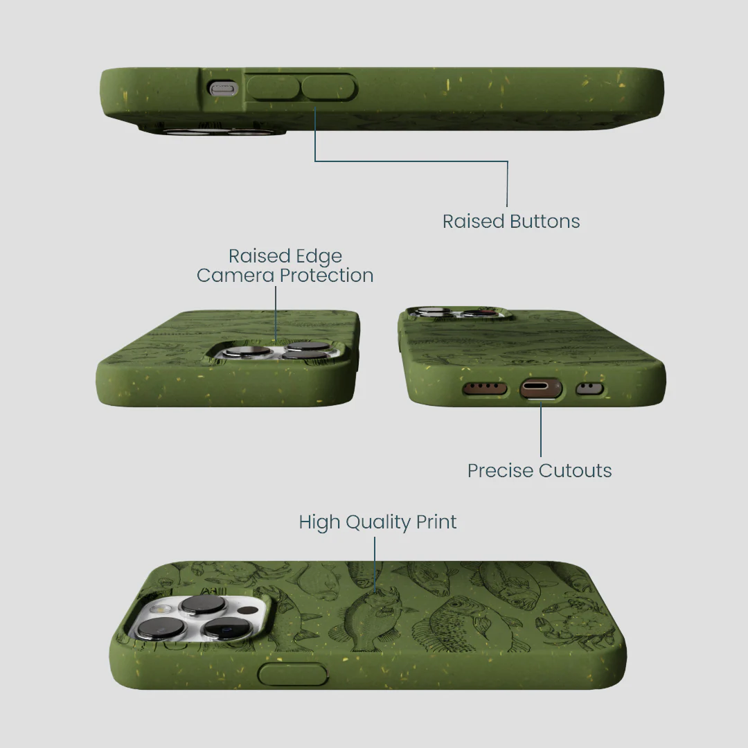Forest Floor Fishing Lodge iPhone 13 Pro Case - Image 3