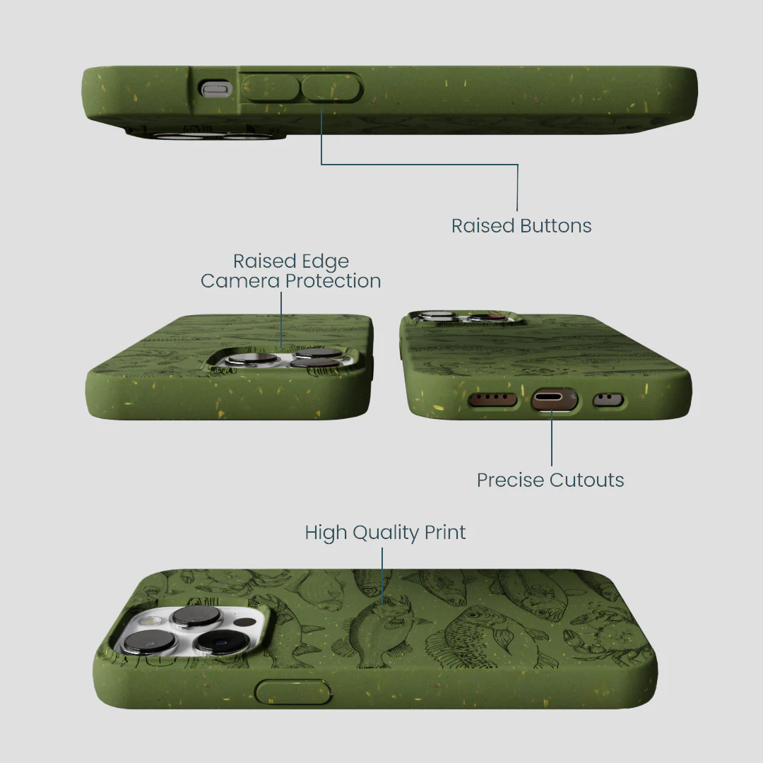 Forest Floor Fishing Lodge iPhone 13 Pro Max Case - Image 3