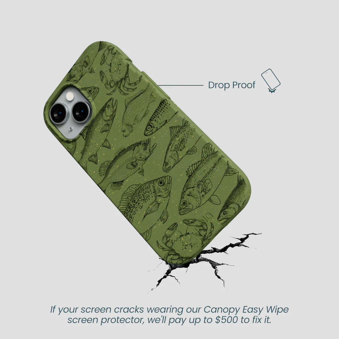 Forest Floor Fishing Lodge iPhone 14 Case - Image 5