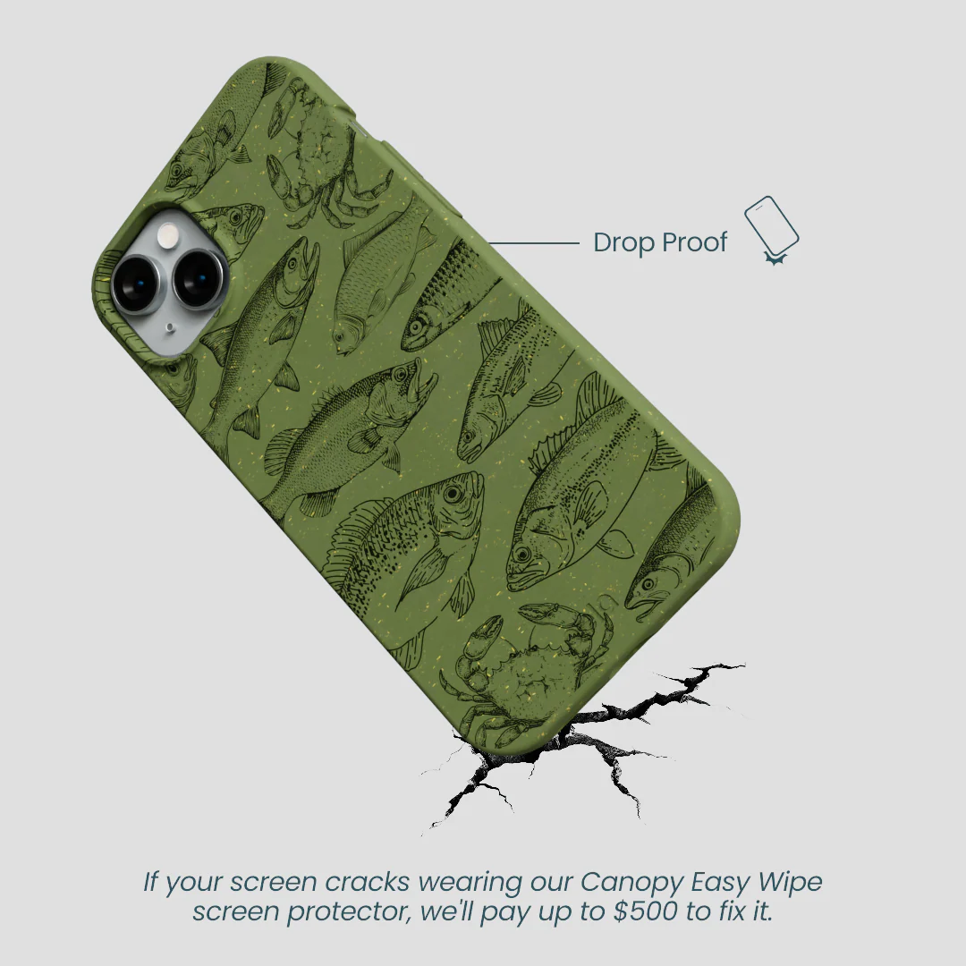 Forest Floor Fishing Lodge iPhone 14 Plus Case - Image 5