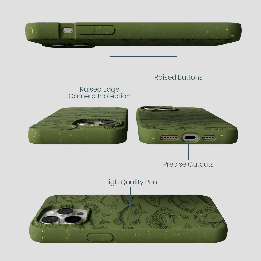 Forest Floor Fishing Lodge iPhone 14 Pro Max Case - Image 3