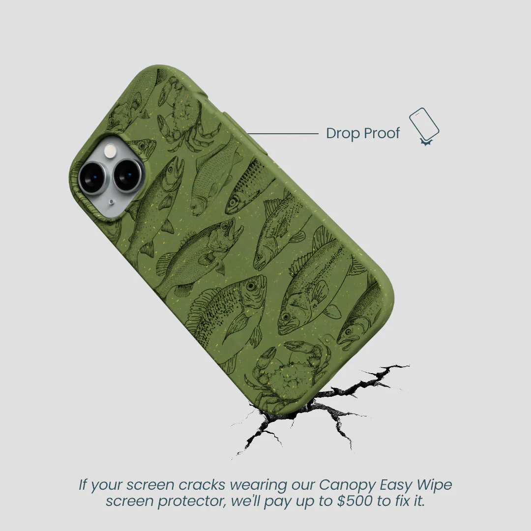 Forest Floor Fishing Lodge iPhone 15 Case - Image 5