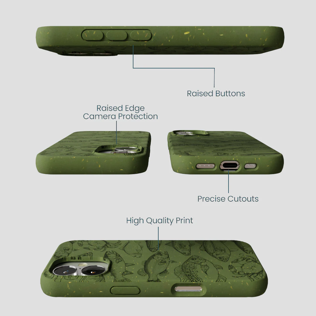 Forest Floor Fishing Lodge iPhone 16 Case - Image 3