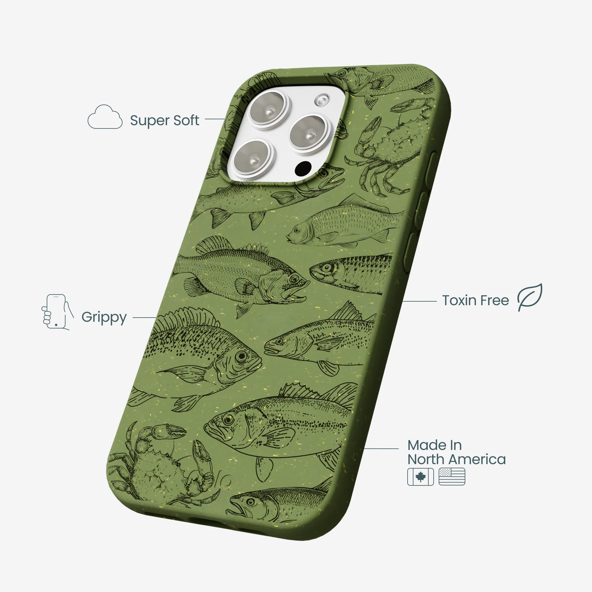 Forest Floor Fishing Lodge iPhone 16 Pro Max Case - Image 4