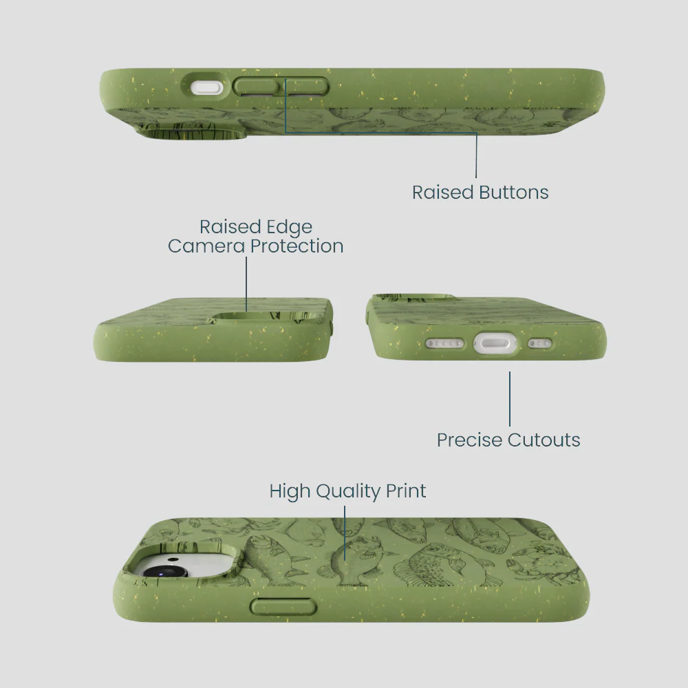 Forest Floor Fishing Lodge iPhone 16e/17e Case - Image 3