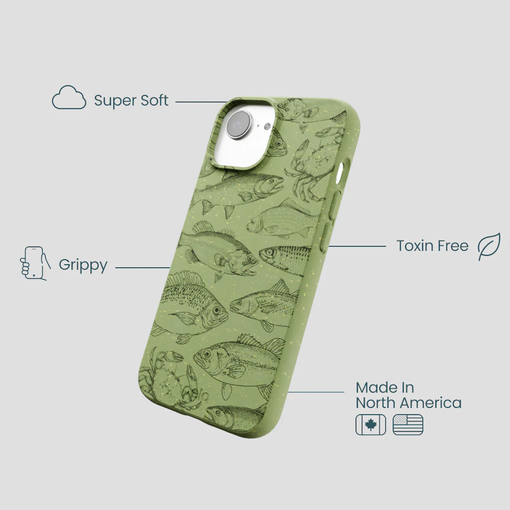 Forest Floor Fishing Lodge iPhone 16e/17e Case - Image 4