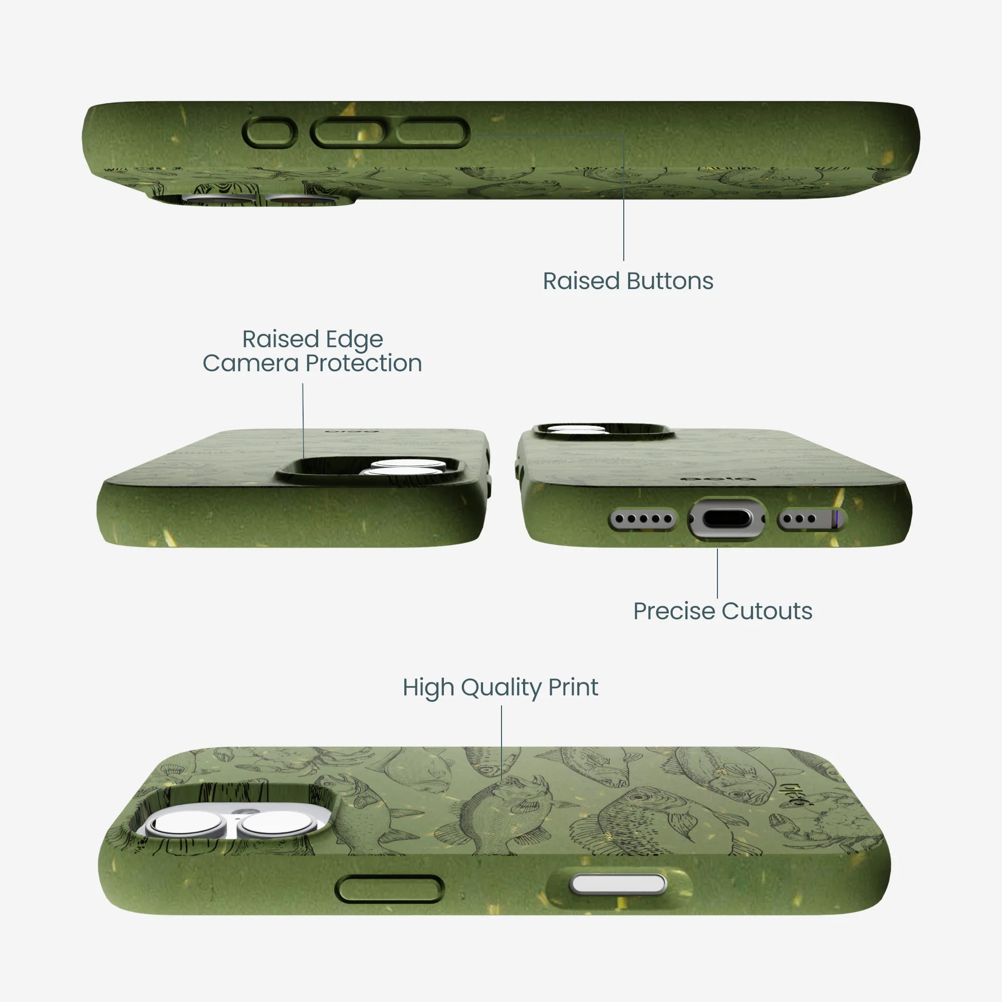 Forest Floor Fishing Lodge iPhone 17 Case - Image 3