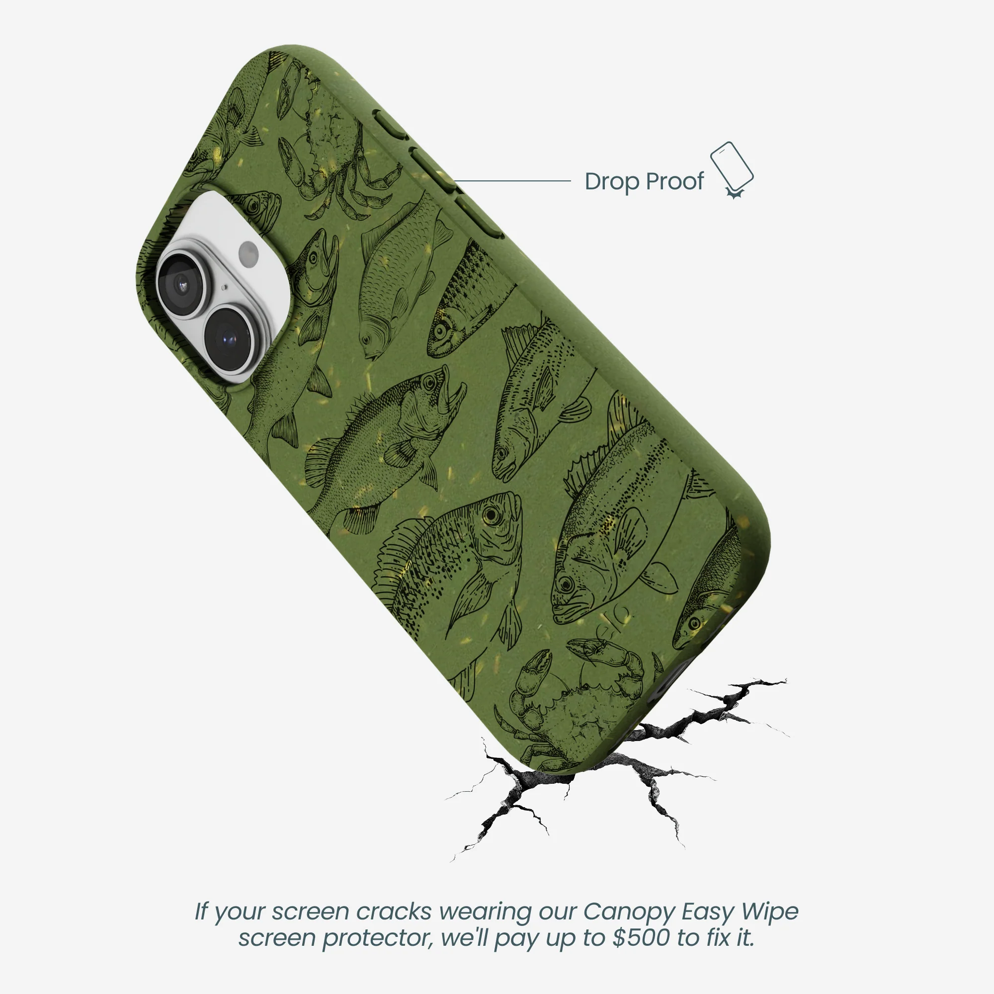 Forest Floor Fishing Lodge iPhone 17 Case - Image 5