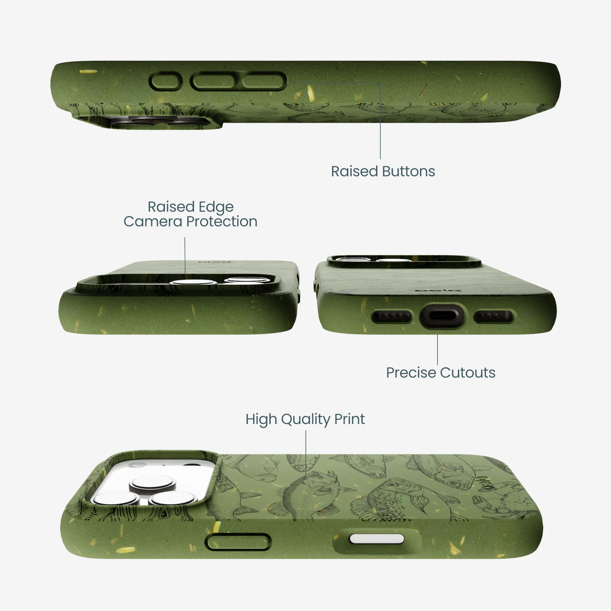 Forest Floor Fishing Lodge iPhone 17 Pro Case - Image 3