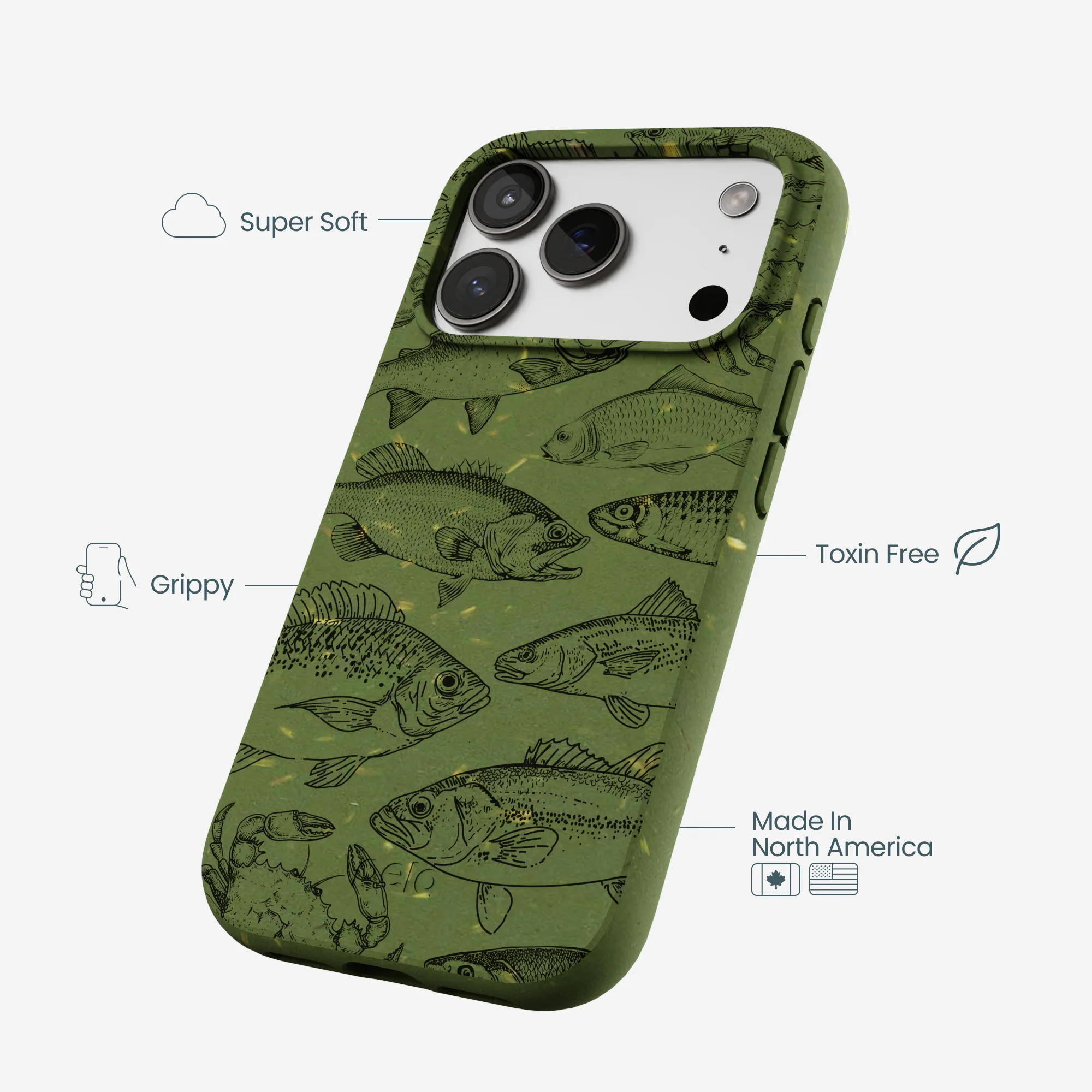 Forest Floor Fishing Lodge iPhone 17 Pro Case - Image 4