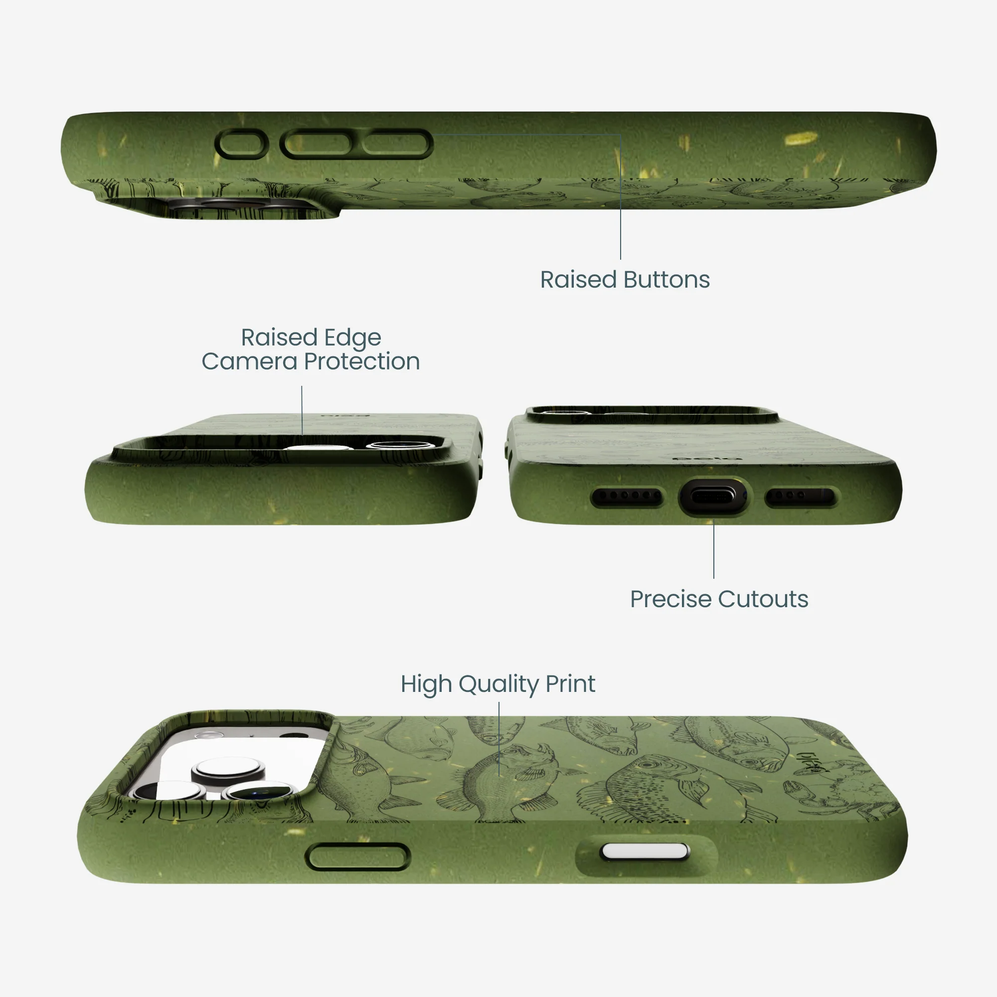 Forest Floor Fishing Lodge iPhone 17 Pro Max Case - Image 3