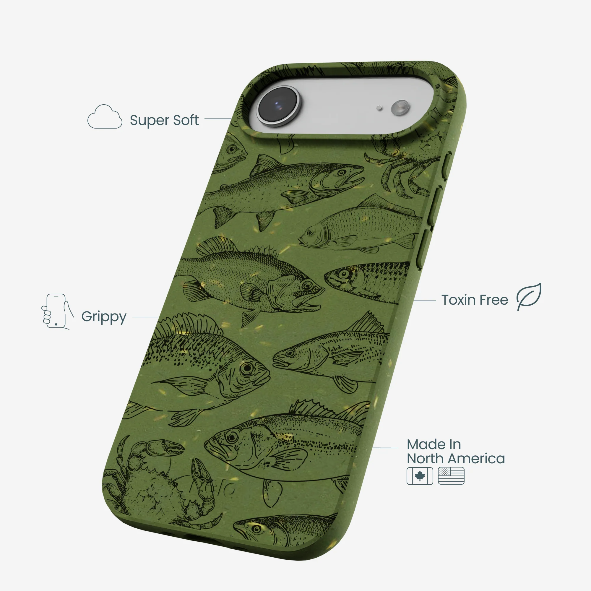 Forest Floor Fishing Lodge iPhone Air Case - Image 4