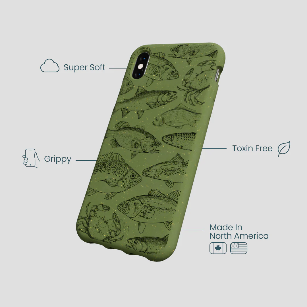 Forest Floor Fishing Lodge iPhone XR Case - Image 4