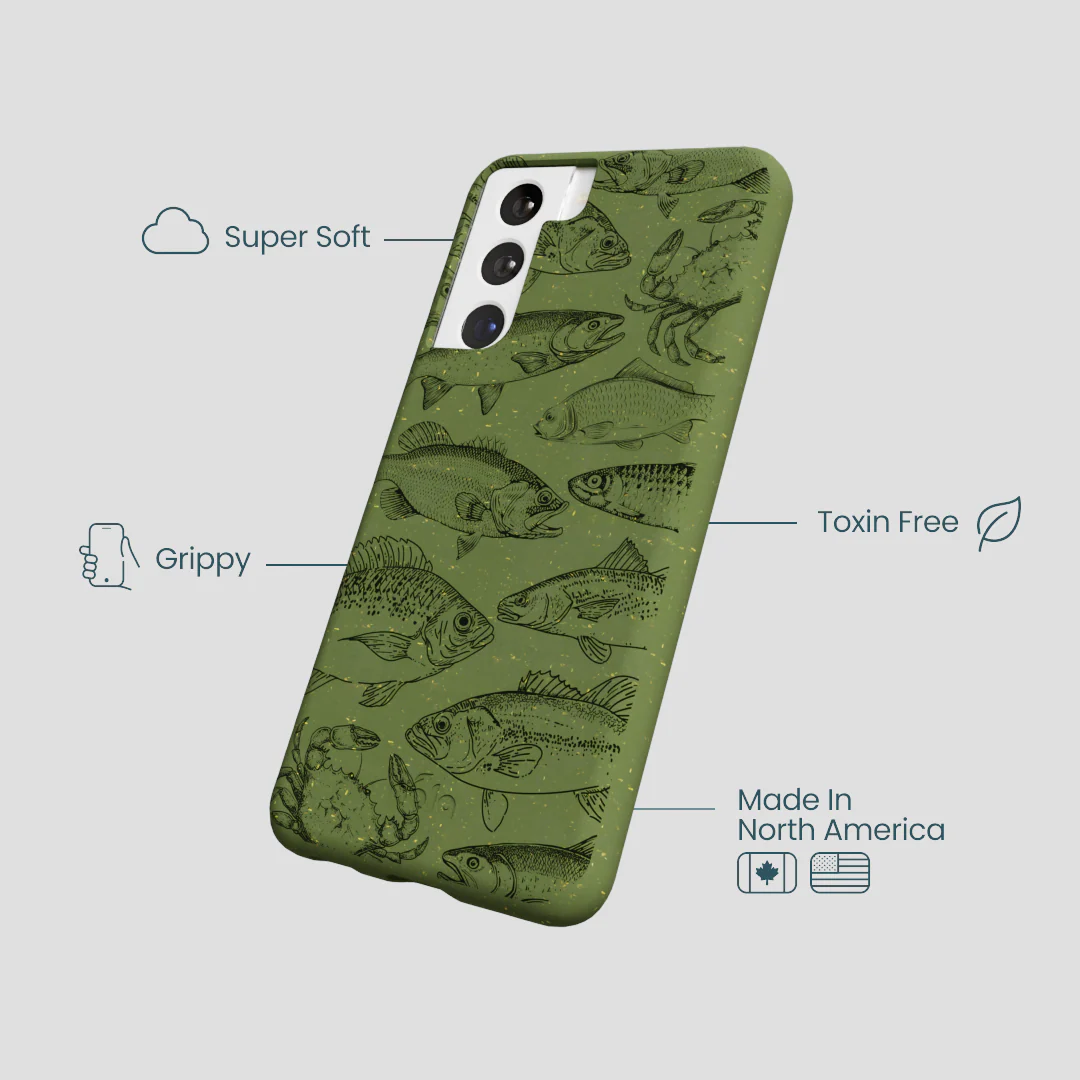Forest Floor Fishing Lodge Samsung Galaxy S21 Case - Image 4