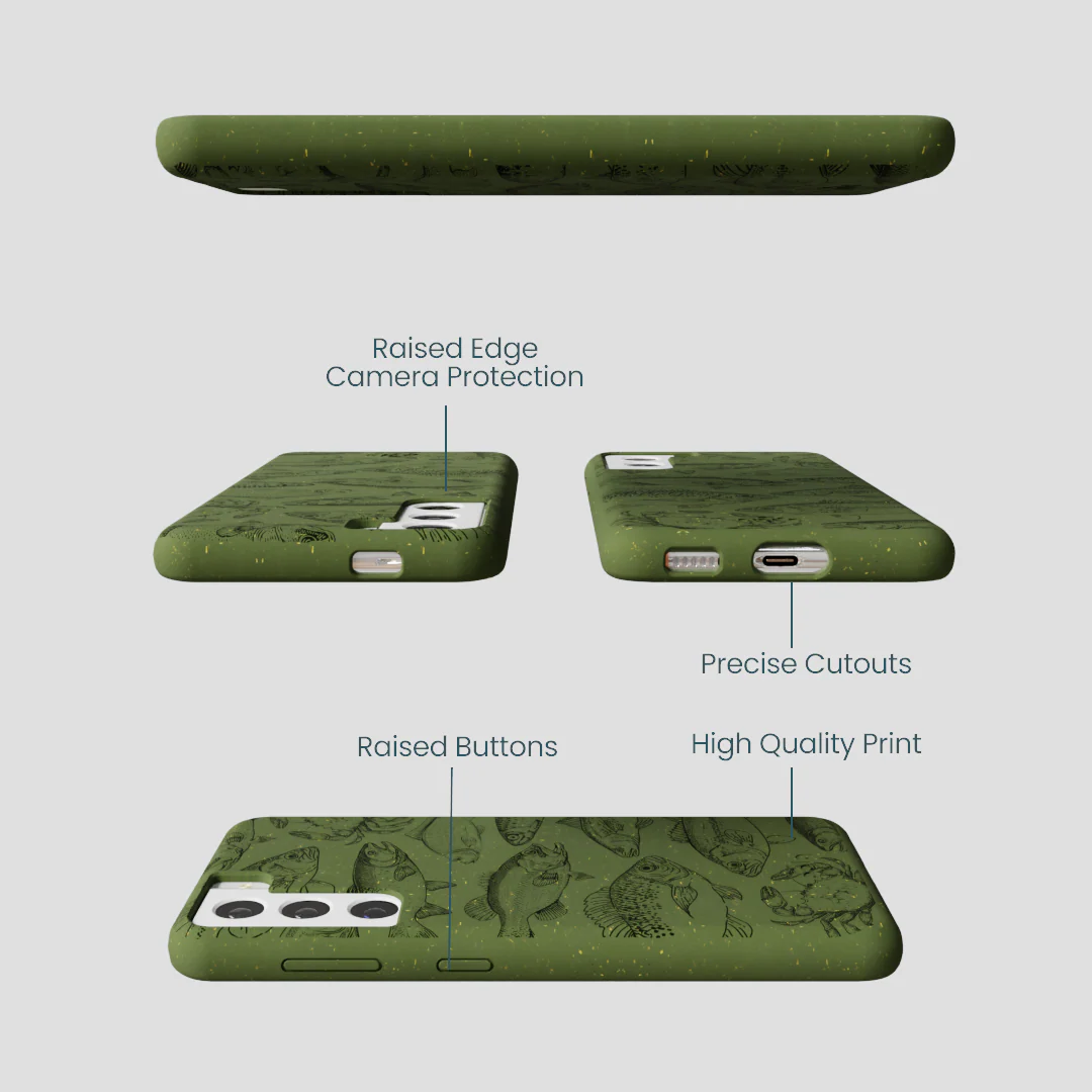 Forest Floor Fishing Lodge Samsung Galaxy S22 Case - Image 3