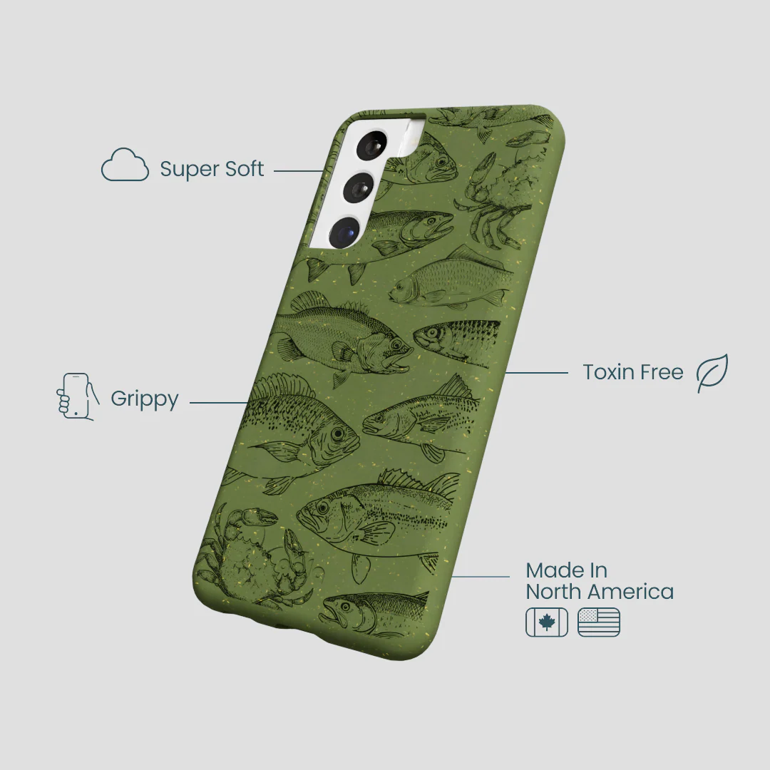 Forest Floor Fishing Lodge Samsung Galaxy S22 Case - Image 4