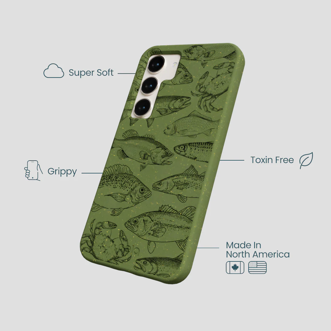 Forest Floor Fishing Lodge Samsung Galaxy S23 Case - Image 4