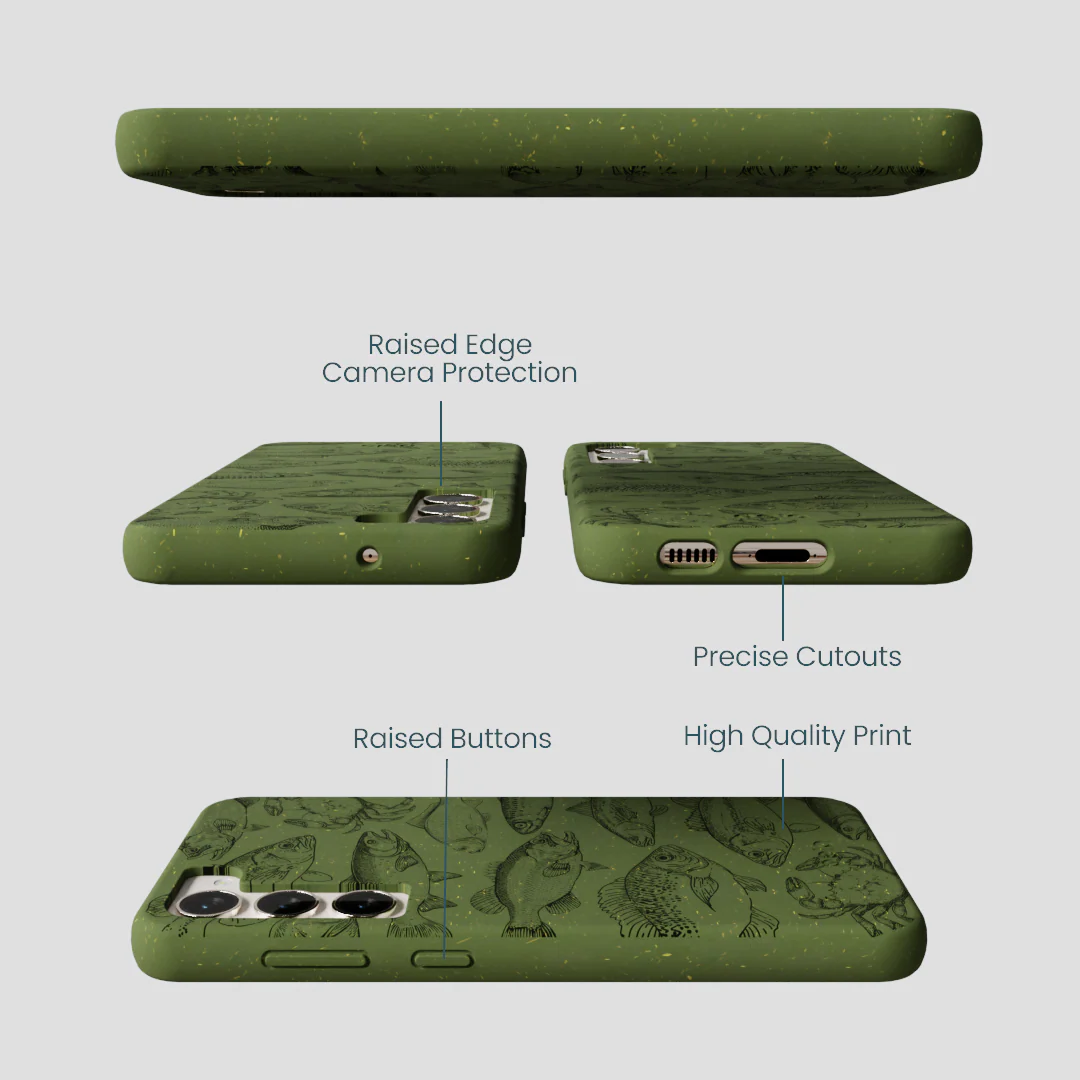 Forest Floor Fishing Lodge Samsung Galaxy S23+(Plus) Case - Image 3