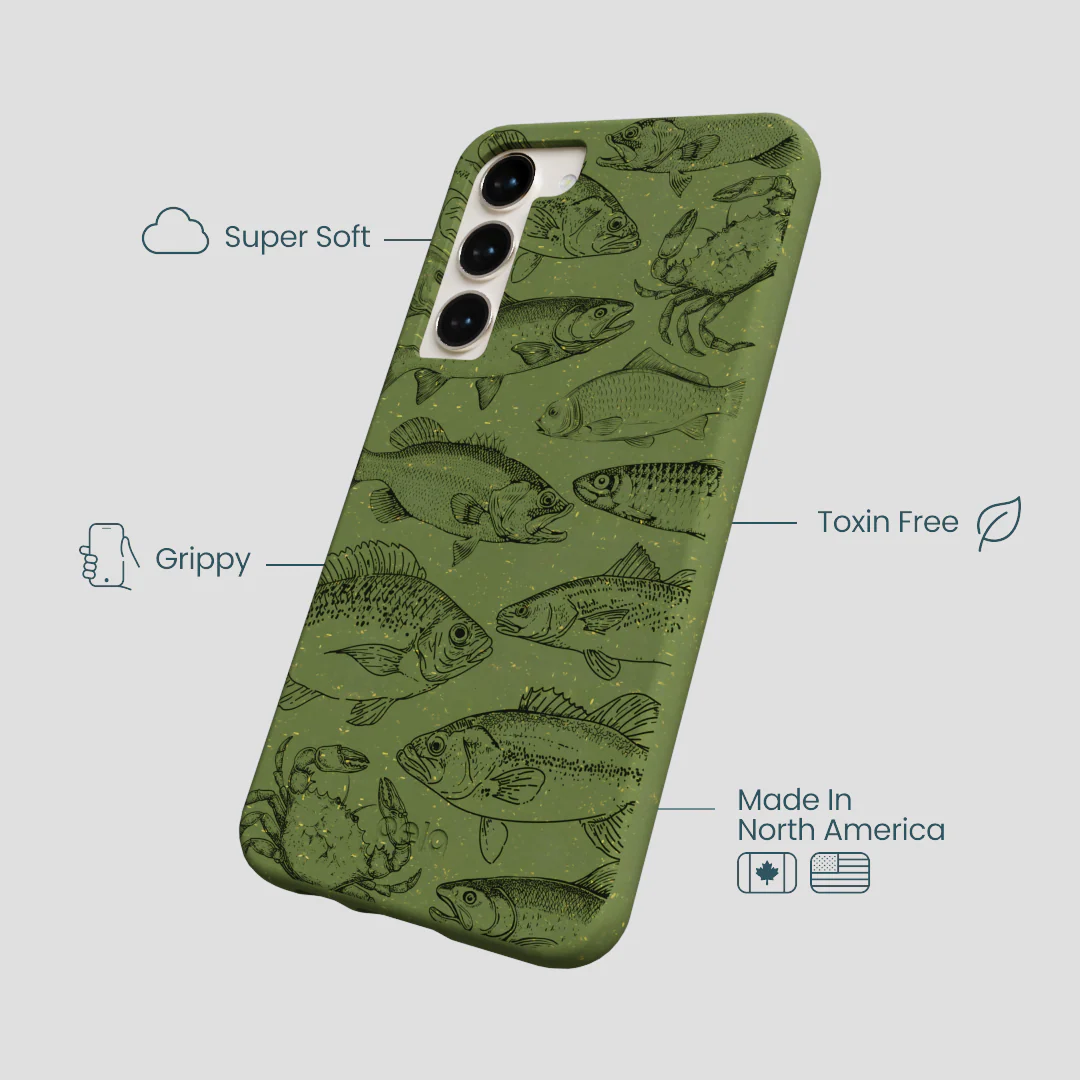 Forest Floor Fishing Lodge Samsung Galaxy S23+(Plus) Case - Image 4